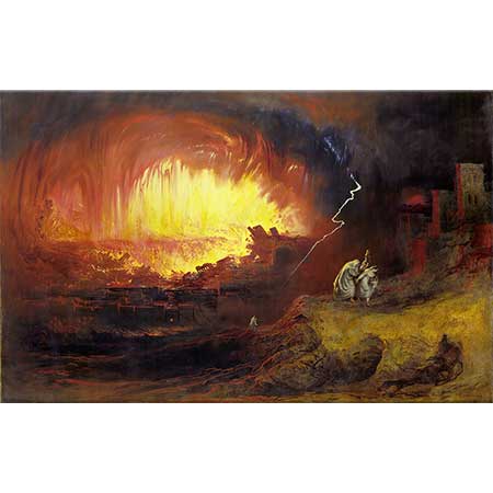 John Martin Sodom ve Gomorrah'ın Yıkılışı