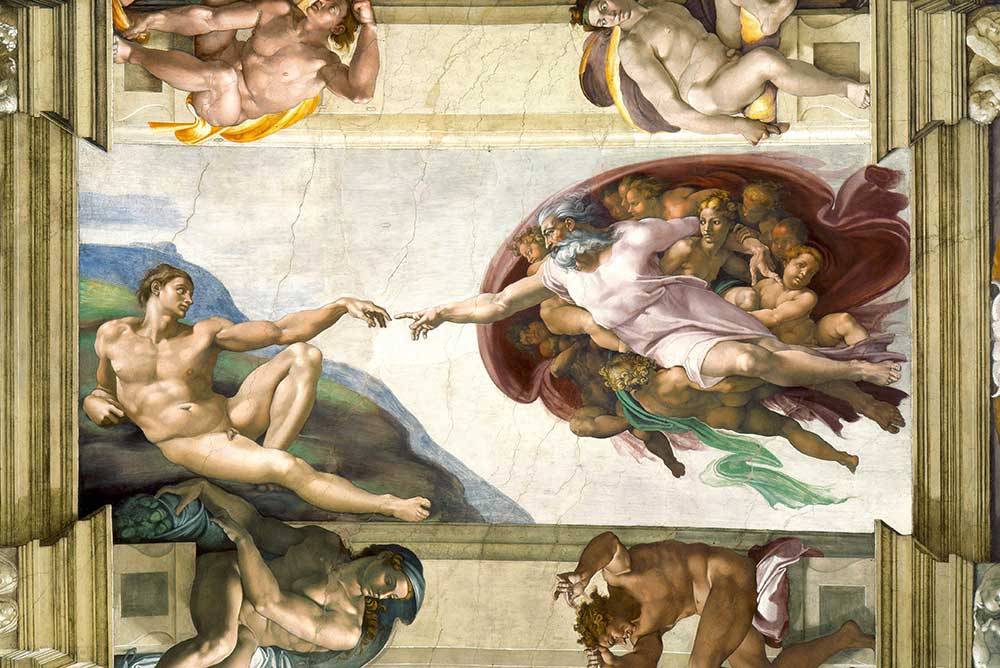 Michelangelo Buonarroti Adem'in Yaratılışı