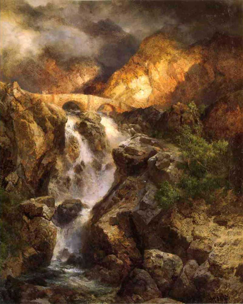 Thomas Moran Dökülen Su