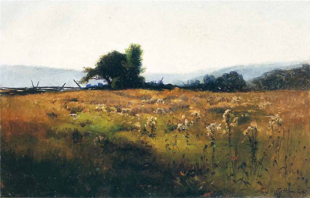 Willard Leroy Metcalf Tarladan Dağlara Bakış