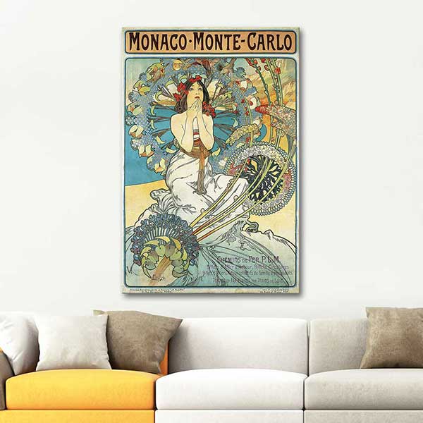 Alphonse Mucha Monaco Monte Carlo