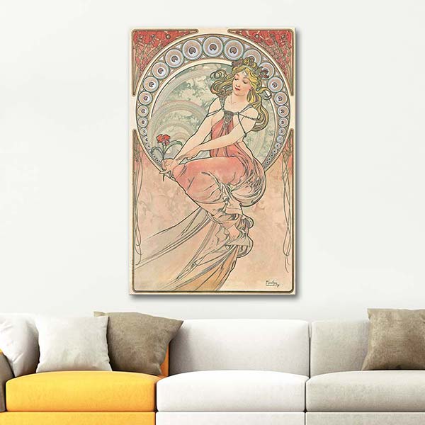 Alphonse Mucha The Arts Painting