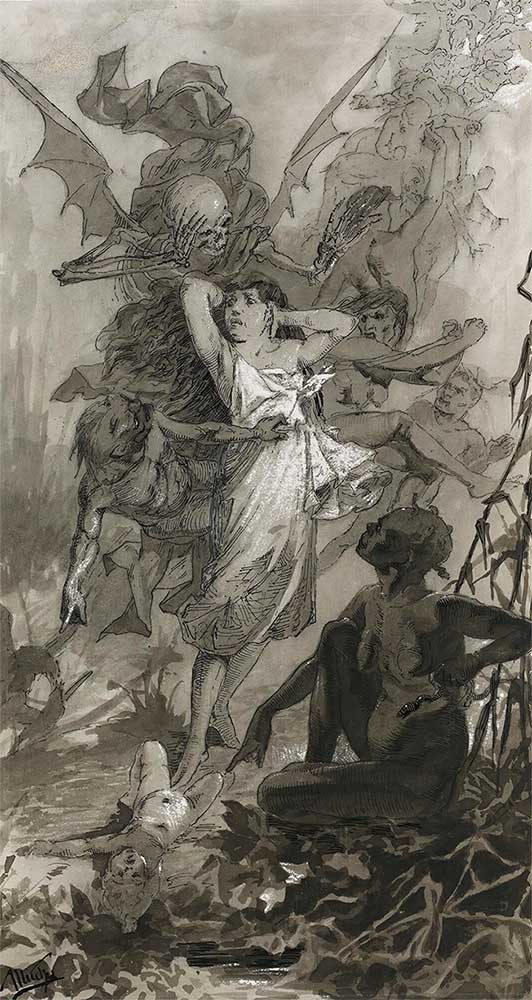 Alphonse Mucha Ölüm Dansı