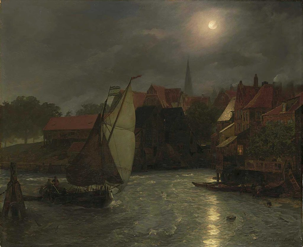 Andreas Achenbach Mehtapta Kanala Giriş