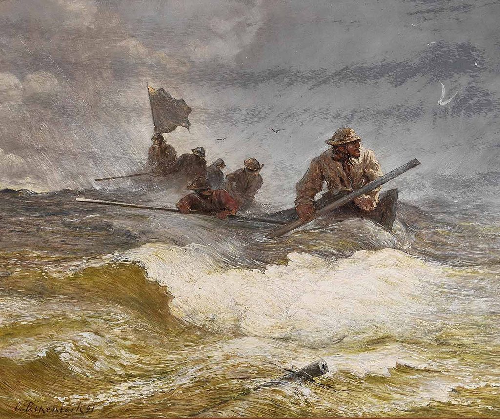 Andreas Achenbach Denizde Kurtarma