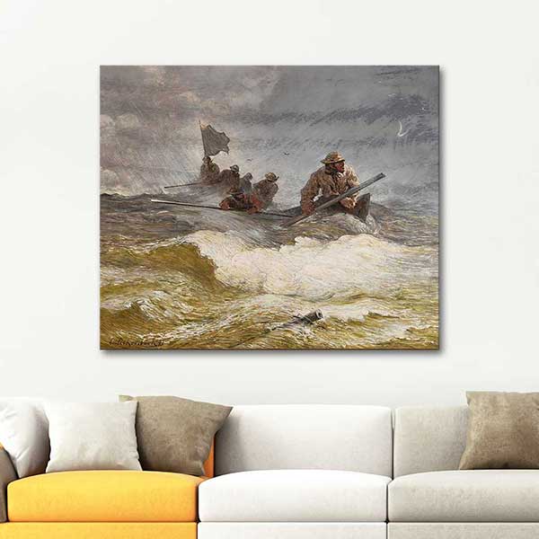 Andreas Achenbach Rescue at Sea