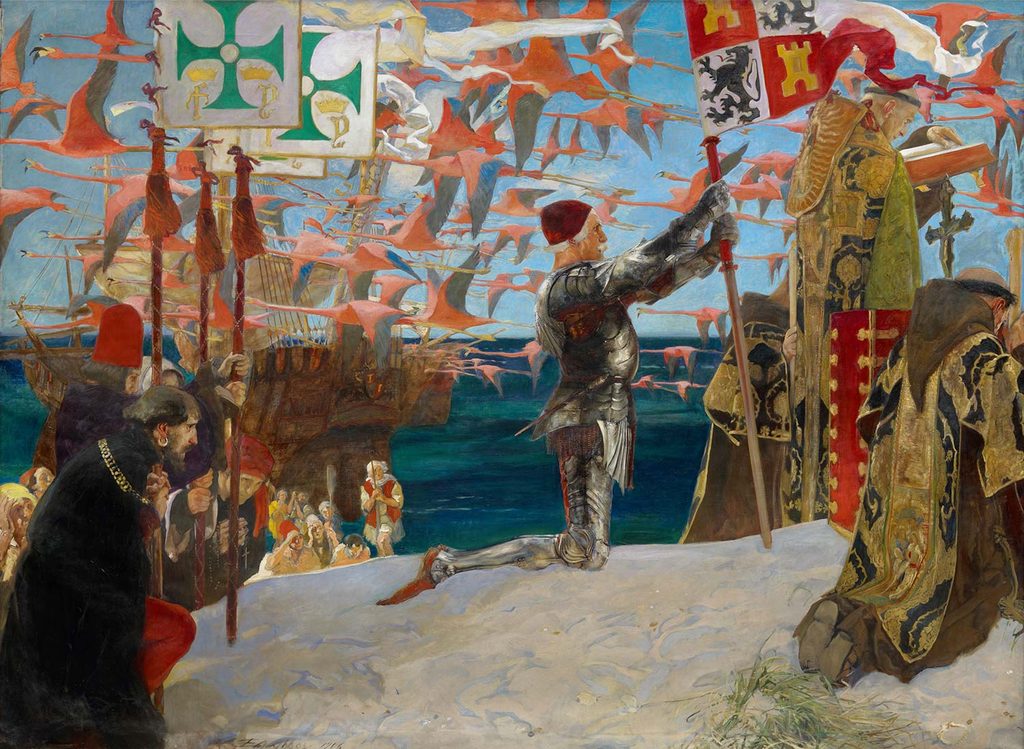 Edwin Austin Abbey Columbus Amerika'da