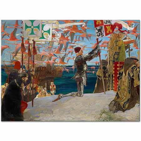 Edwin Austin Abbey Columbus Amerika'da