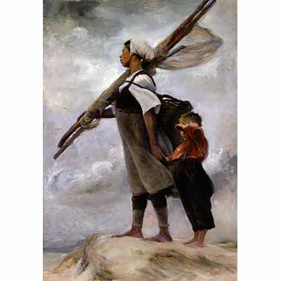 Elizabeth Nourse Balıkçı Kız Picardy