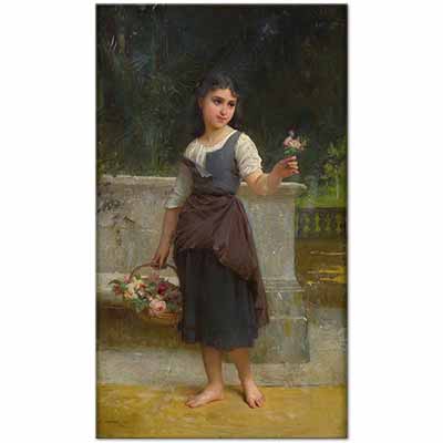 Emile Munier Çiçekçi Kız