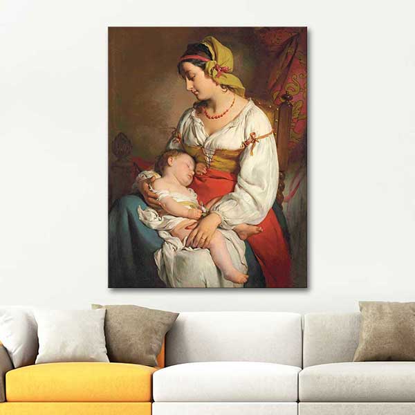Friedrich von Amerling Italian Mother with Child