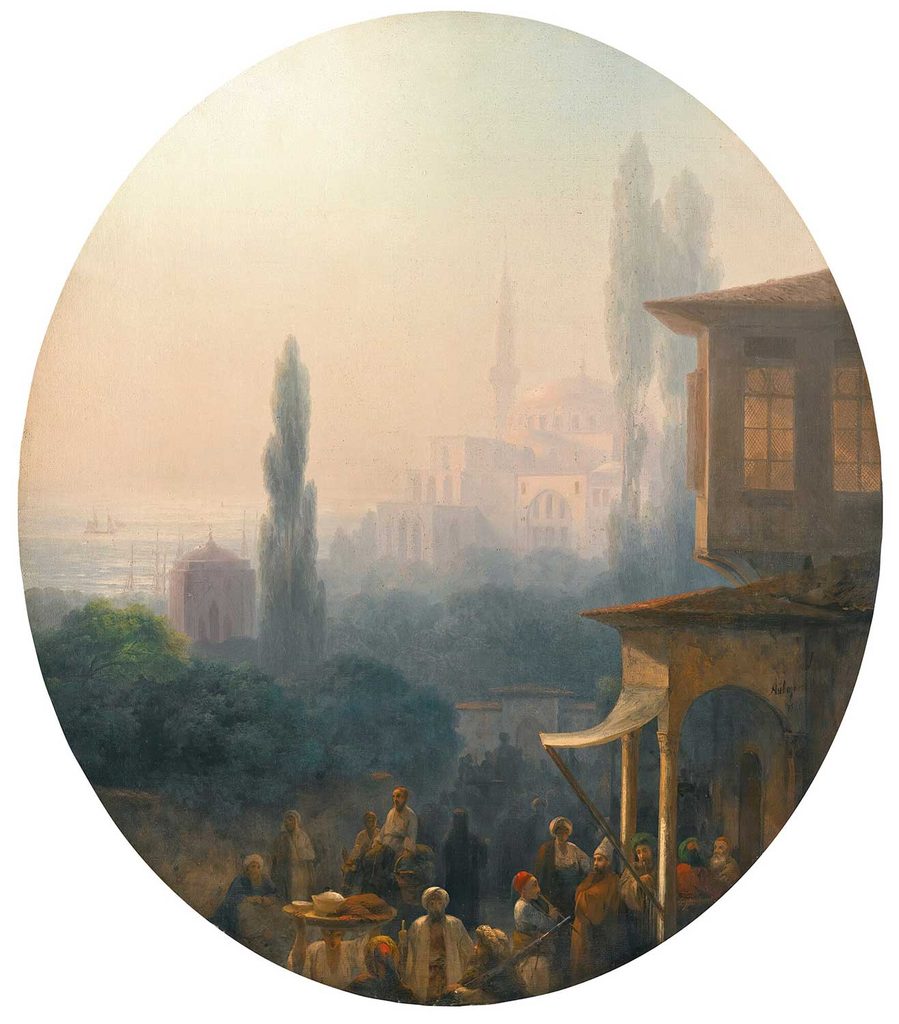 Ayvazovski İstanbul'da Pazar Yeri