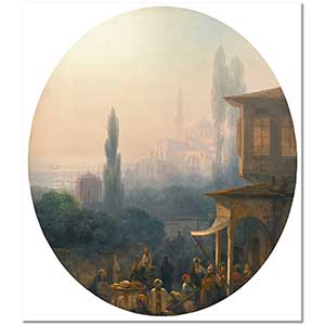 Ayvazovski İstanbul'da Pazar Yeri