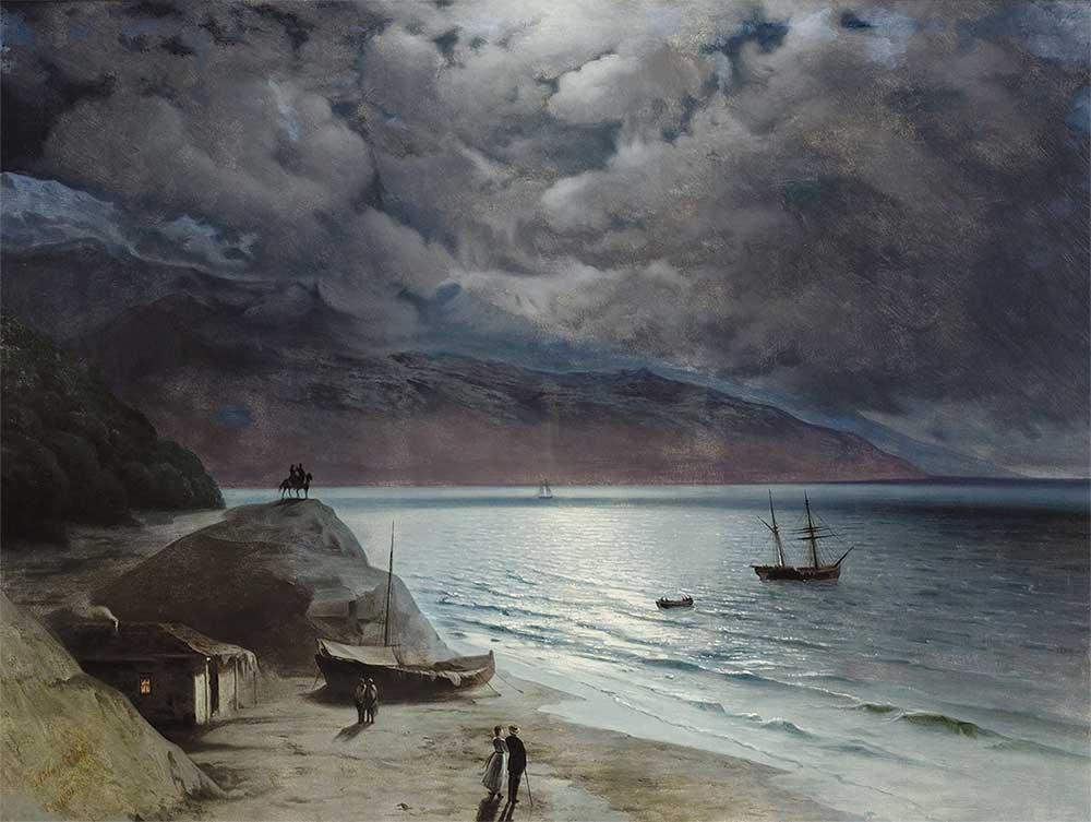 Ayvazovski Gurzof Sahilinde Gece