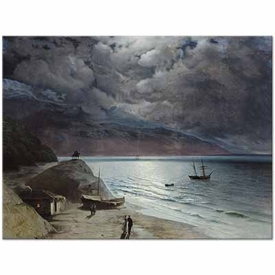 Ayvazovski Gurzof Sahilinde Gece