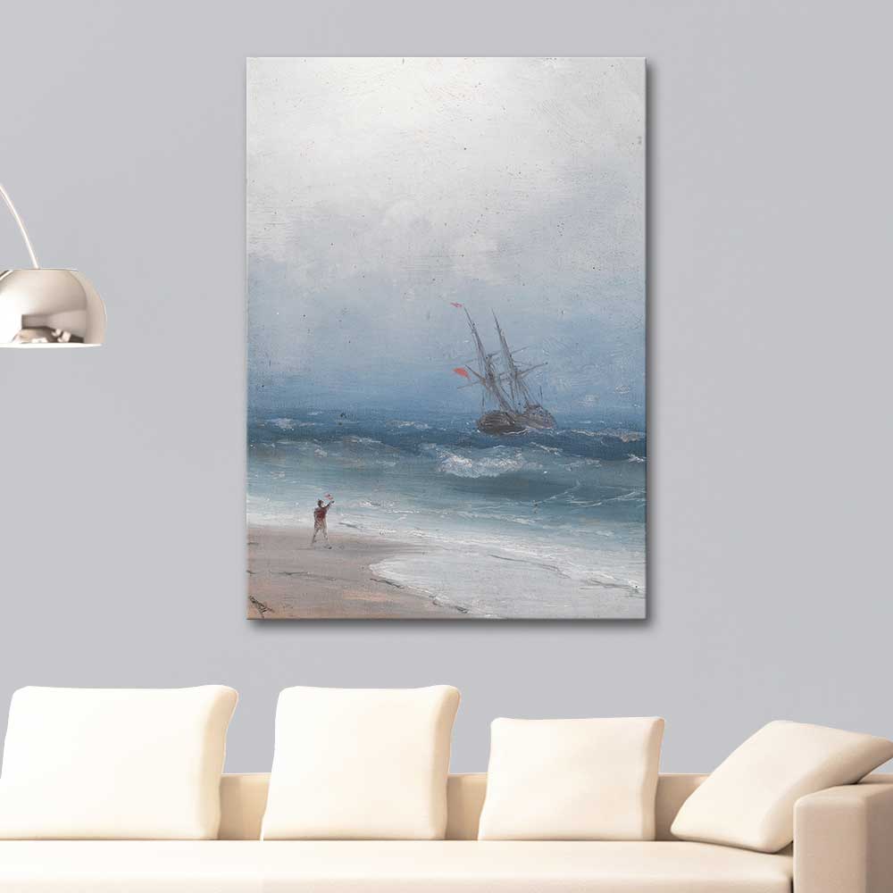 Ivan Aivazovsky Stormy Coast