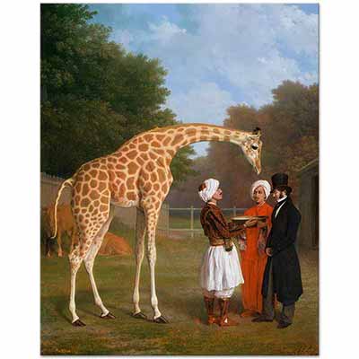 Jacques Laurent Agasse Nübye Zürafası