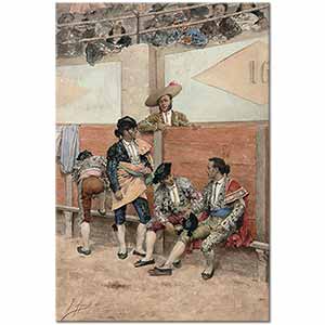 Joaquin Agrasot Matadorların Molası