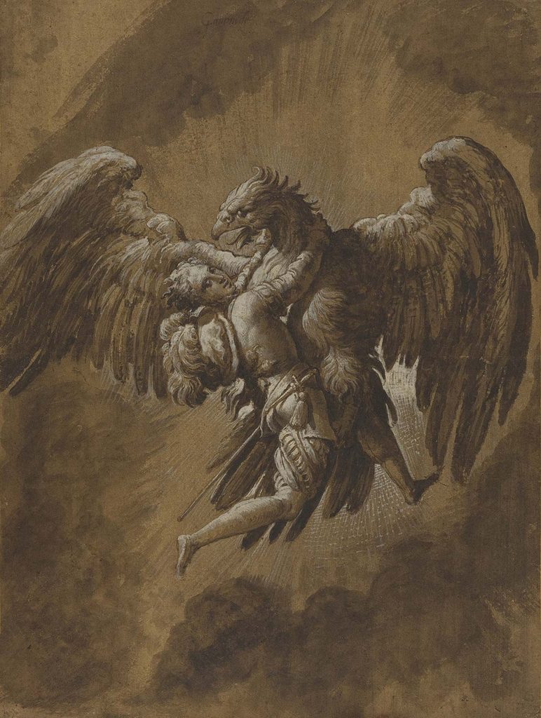 Niccolo dell Abbate Ganymede'nin Kaçırılışı