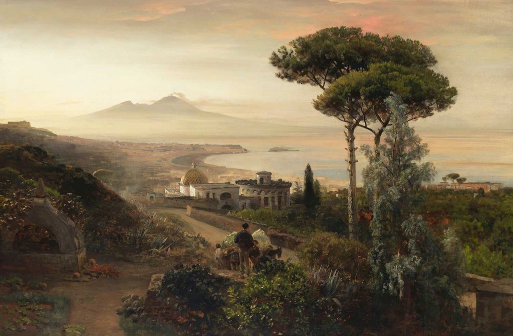 Oswald Achenbach Vezüv'e Bakış