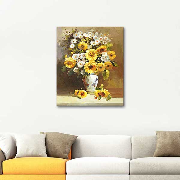 Yellow Flowers in a Vase