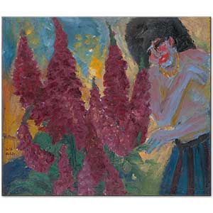 Emil Nolde Çiçek Bahçesinde Sabah