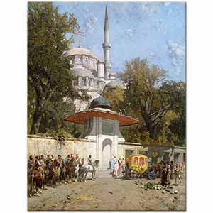 Alberto Pasini Yeni Valide Camii Eminönü