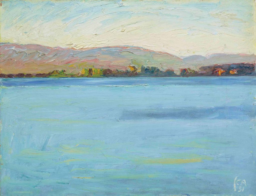 Cuno Amiet Thunersee Manzarası