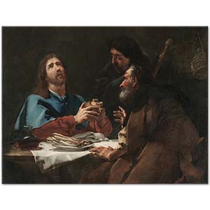 Giovanni Battista Piazzetta Emmaus'ta Yemek