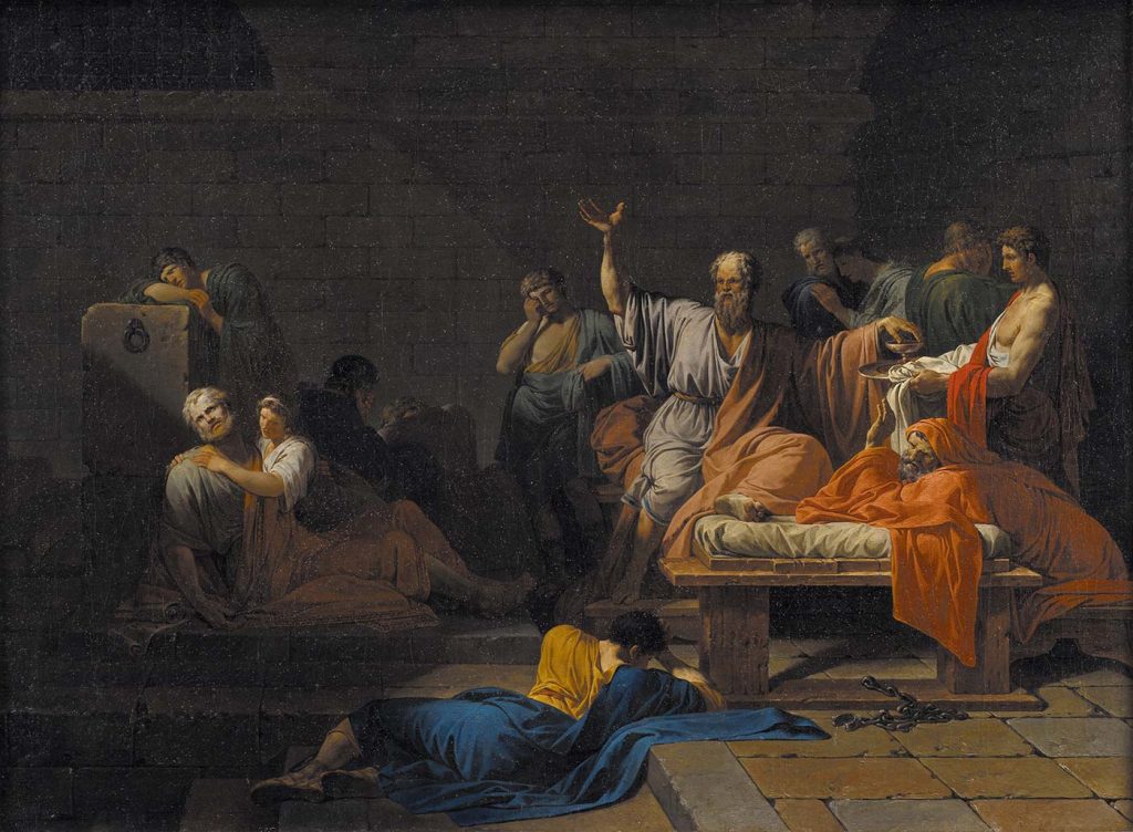 Jean François Pierre Peyron Sokrat'ın Ölümü