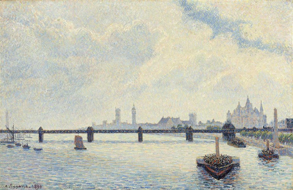 Camille Pissarro Charing Cross Köprüsü Londra