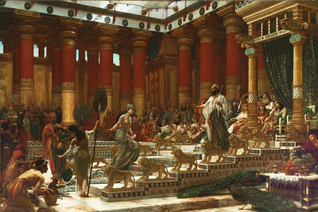 Edward John Poynter Saba Melikesi'nin Kral Süleyman'ı Ziyareti