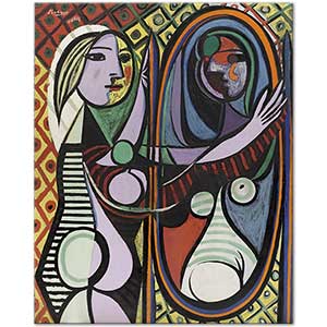 Pablo Picasso Ayna Önündeki Kız