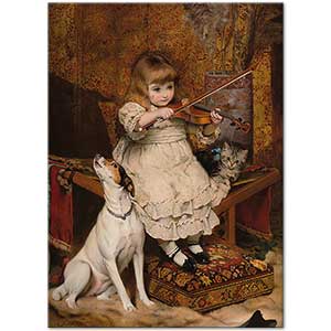 Charles Burton Barber Küçük Kemancı