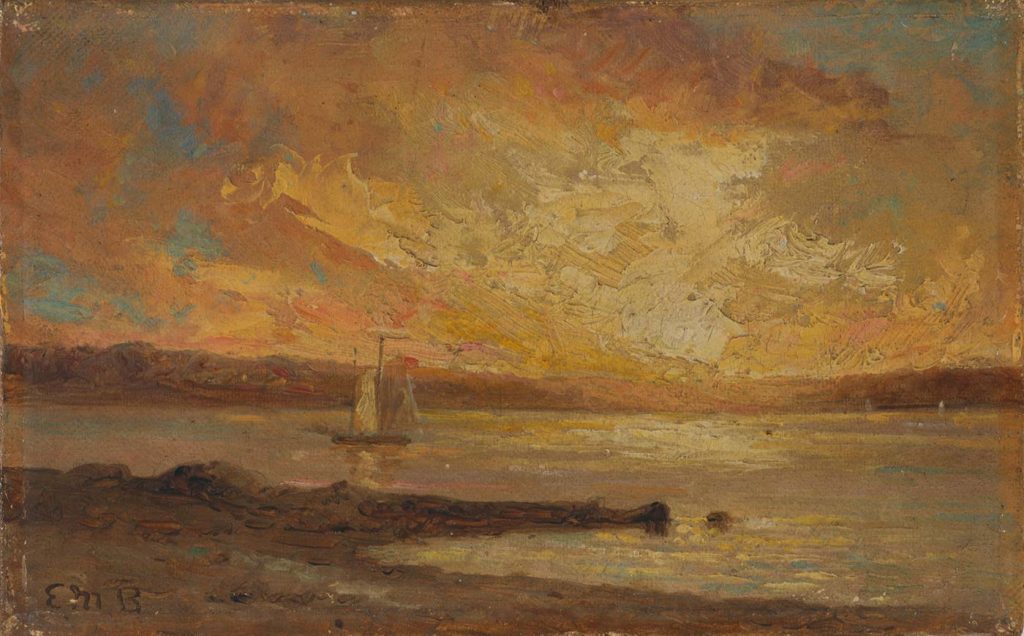 Edward Mitchell Bannister Denizdeki Tekne