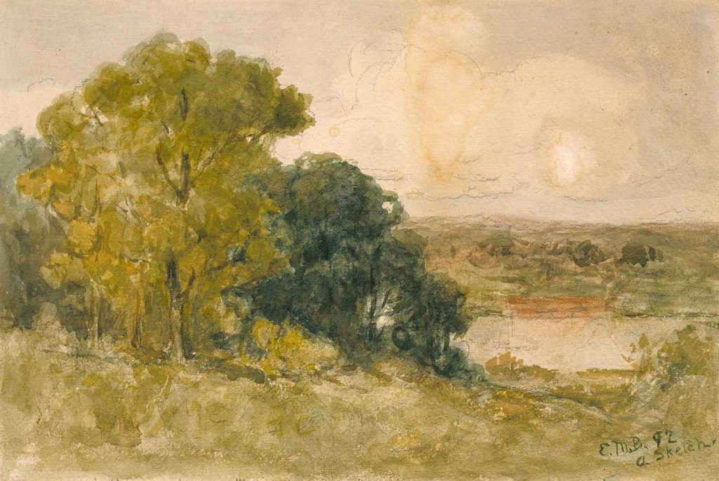 Edward Mitchell Bannister Seekonk Nehri'nde