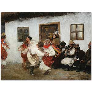 Teodor Axentowicz Ukrayna Halk Dansı