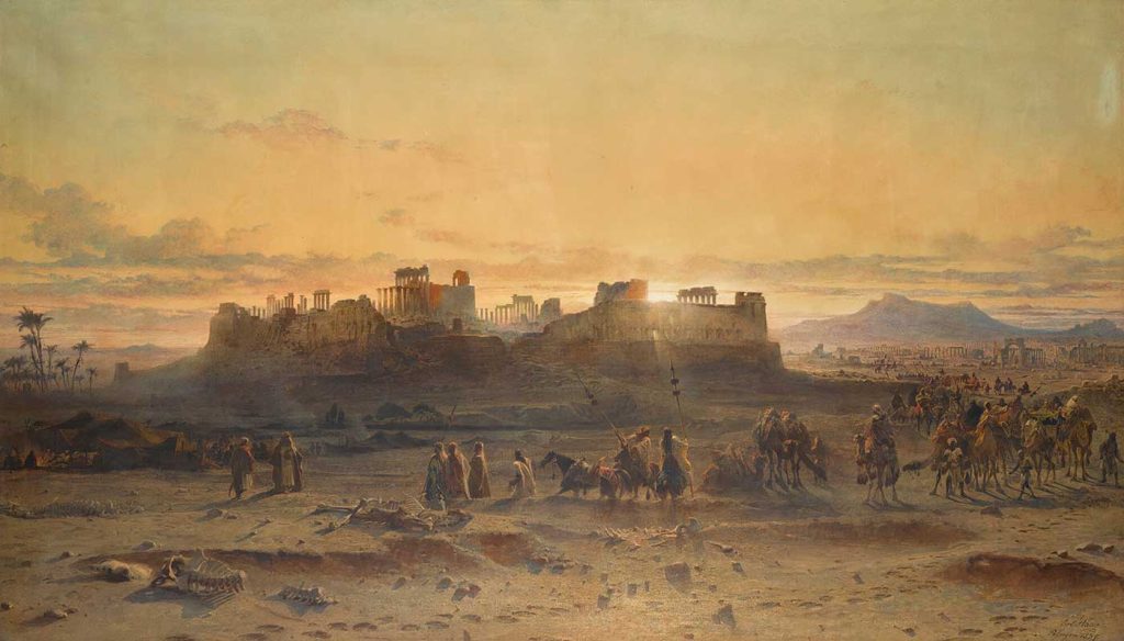 Carl Haag Tapınak Harabeleri Palmyra