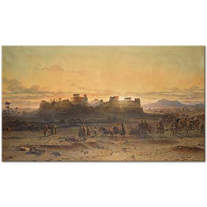 Carl Haag Tapınak Harabeleri Palmyra