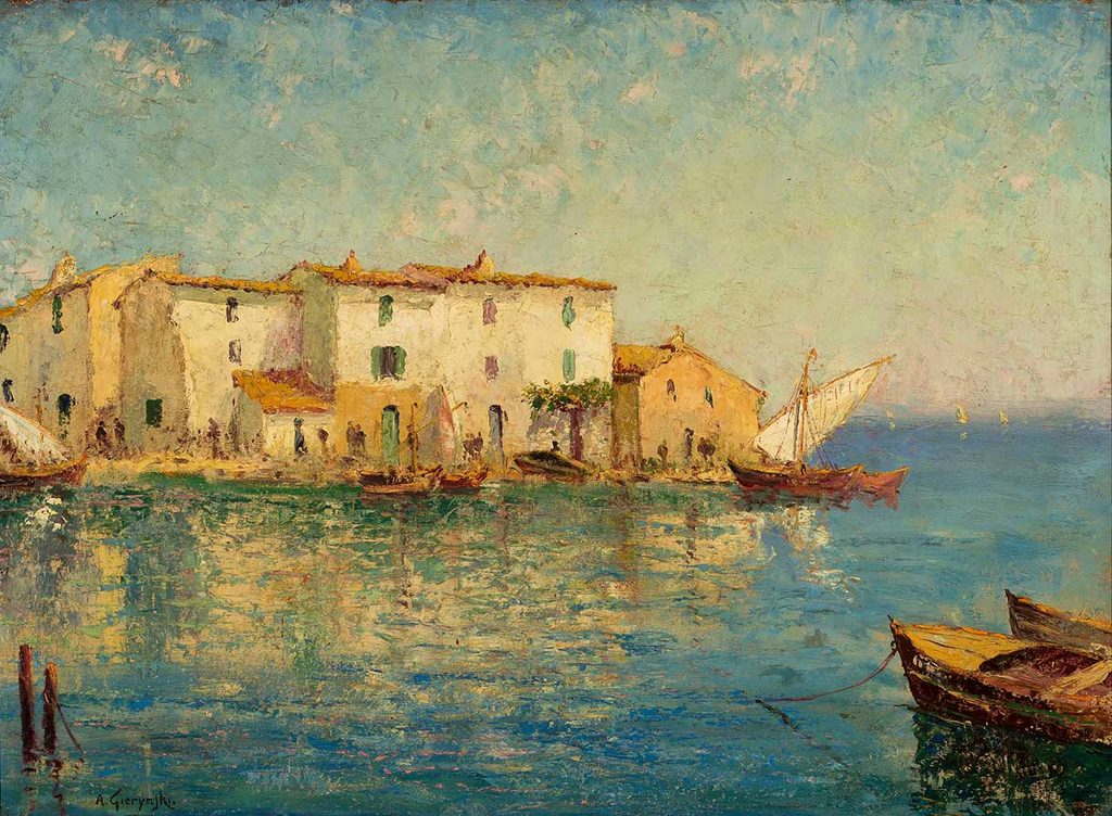 Aleksander Gierymski Venedik Manzarası