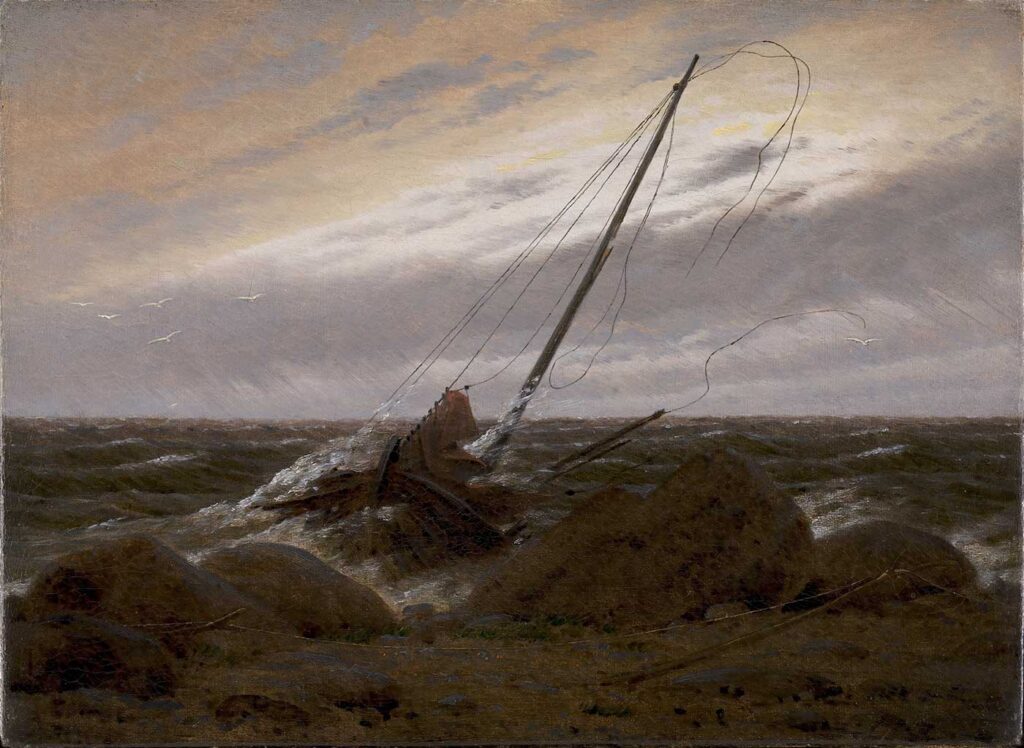 Caspar David Friedrich Fırtına Sonrası