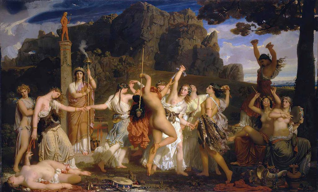 Charles Gleyre Bacchantların Dansı