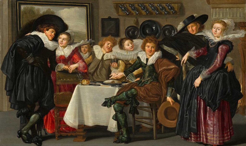 Dirck Hals Mutlu Aile