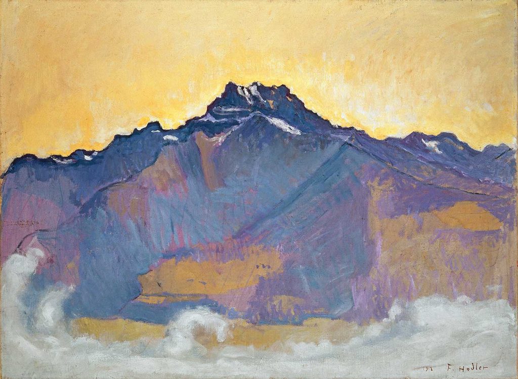 Ferdinand Hodler Chesieres'den Dents Dağı