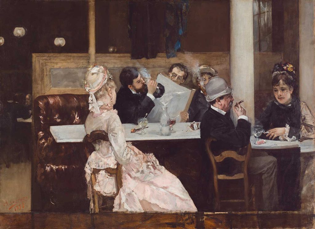 Henri Gervex Paris'te Cafe