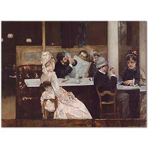 Henri Gervex Paris'te Cafe