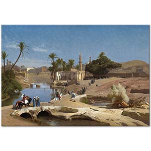 Jean Leon Gerome El Feyyum Şehrine Bakış