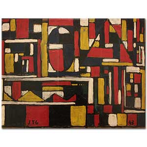 Joaquin Torres Garcia Geometrik Formların Konstruktif Biçimi