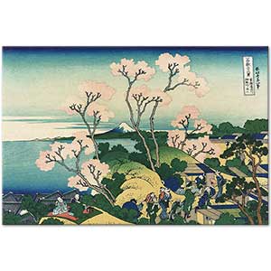 Katsushika Hokusai Goten Yama Tepesi
