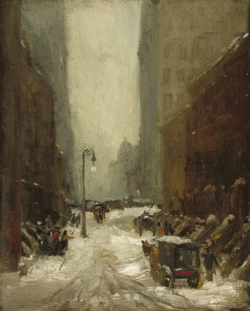 Robert Henri New York Kar Altında